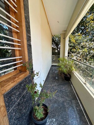 Balcony in 3 BHK Builder Floor at Hrbr Layout – for Rent
