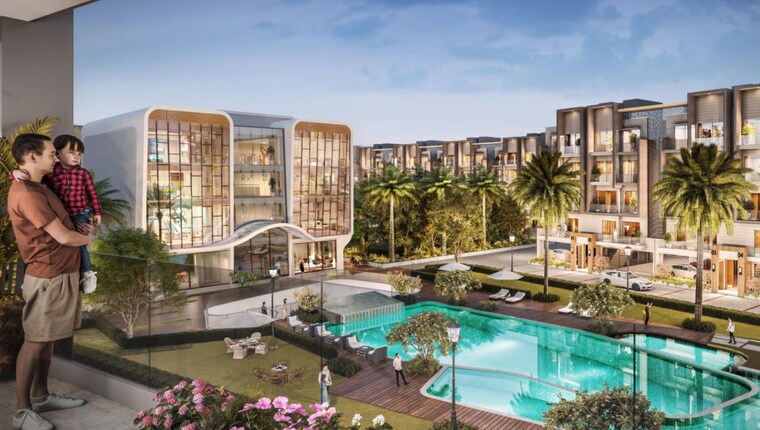 Swimming Pool, smart-world-orchard 3 Bedroom 1595 Sq.Ft. Builder Floor In Sector 61 Gurgaon 10438255