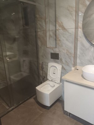 Bathroom in 4 BHK Builder Floor at Punjabi Bagh – for Rent