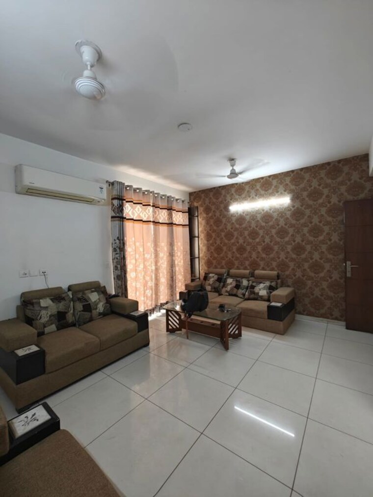 Living Room, krisumi-waterfall-residences 3 Bedroom 1955 Sq.Ft. Apartment In Sector 36a Gurgaon 10438380