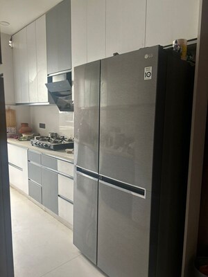 Kitchen in 3 BHK Builder Floor at Huda Staff Colony, Sector 46 – for Rent