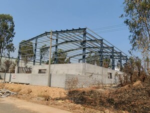  Warehouse – Exterior View View at Sompura Industrial, Dobbaspet - for Rent