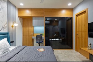 Bedroom in 4 BHK Penthouse at Godrej Garden City, Jagatpur – for Sale
