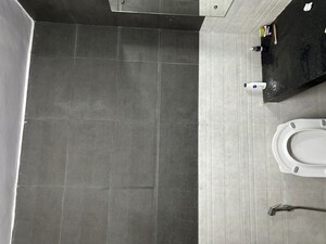 Bathroom in 3 BHK Apartment at RWA Jalvayu Vihar, Sector 25 – for Rent