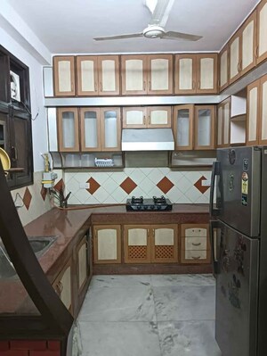 Kitchen in 3 BHK Builder Floor at Malviya Nagar – for Rent