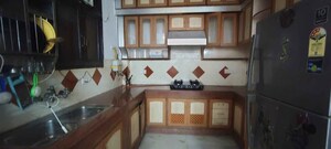 Kitchen in 3 BHK Builder Floor at Malviya Nagar – for Rent