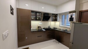Kitchen in 3 BHK Apartment at GHR Titania, Kondapur – for Rent