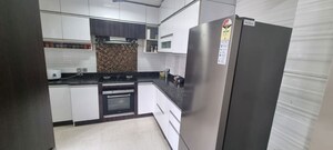 Kitchen in 3 BHK Apartment at Unitech Uniworld Downtown, Rajarhat – for Rent