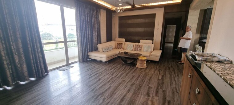 Living Room, unitech-uniworld-downtown 3 Bedroom 2200 Sq.Ft. Apartment In Rajarhat Kolkata 10438671