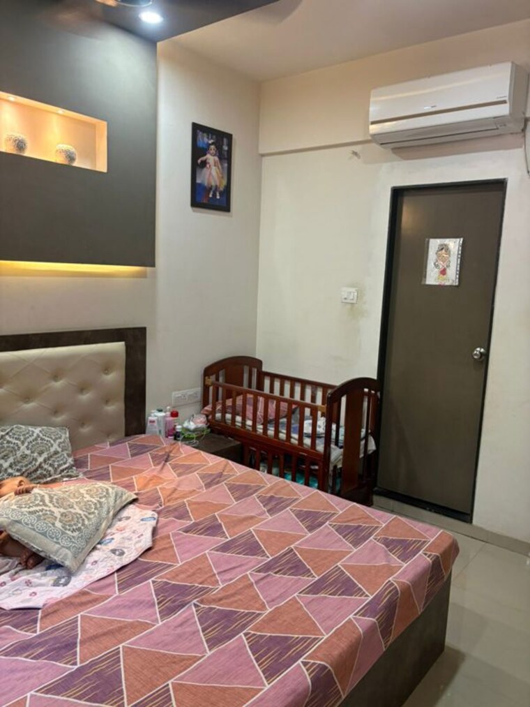 Bedroom, arun-sane-orchid-towers 3 Bedroom 1200 Sq.Ft. Apartment In Baner Pune 10438661