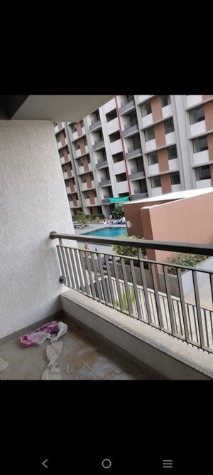Balcony in 3 BHK Apartment at Vishwanath Maher Homes 5, Shela – for Rent
