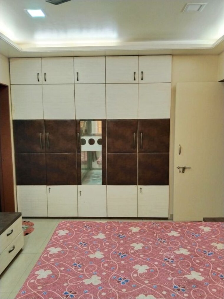 Bedroom, dsk-akash-ganga 3 Bedroom 1200 Sq.Ft. Apartment In Aundh Pune 10438768