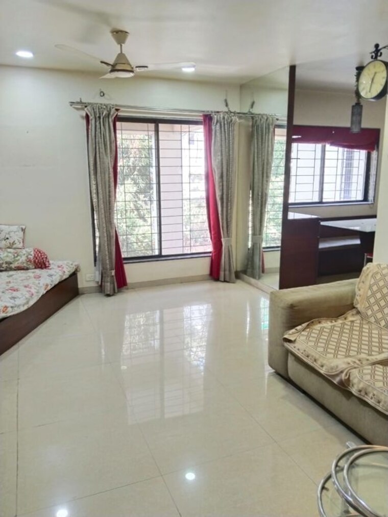Living Room, dsk-akash-ganga 3 Bedroom 1200 Sq.Ft. Apartment In Aundh Pune 10438768