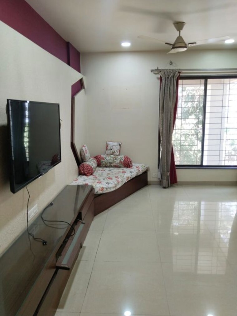 Bedroom, dsk-akash-ganga 3 Bedroom 1200 Sq.Ft. Apartment In Aundh Pune 10438768