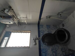 Washroom in 2 BHK Apartment at Shiv Mahima, Malad West – for Rent