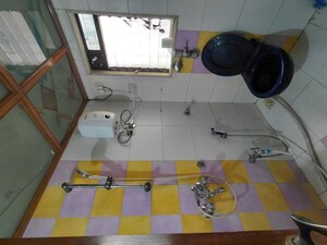 Bathroom in 2 BHK Apartment at Shiv Mahima, Malad West – for Rent