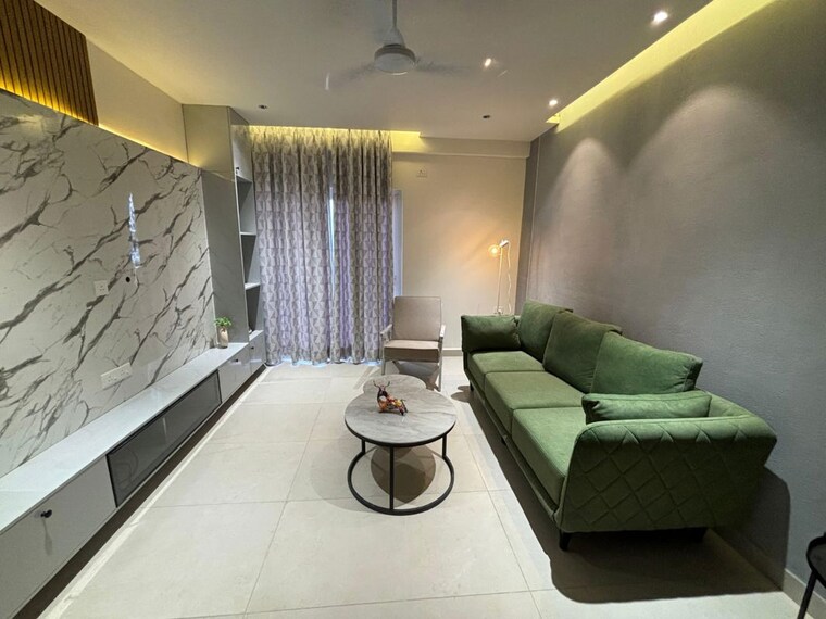 Living Room, alpine-gmr-springfield 2 Bedroom 1120 Sq.Ft. Apartment In Turkapally Hyderabad 10438166