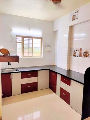 Kitchen in 3 BHK Apartment at Kalpataru Nagar – for Rent