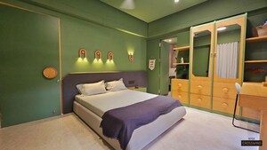 Bedroom in 3 BHK Apartment at NYSA Crosswind, Bhayli – for Sale