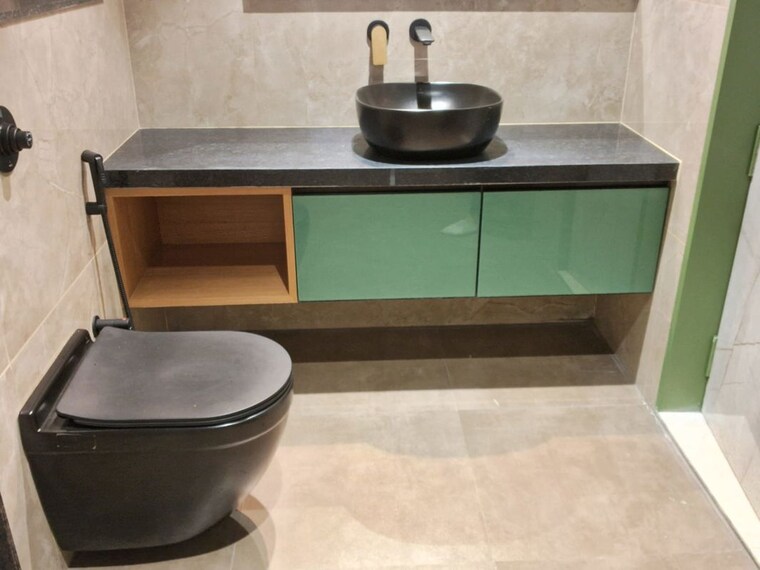 Washroom, nysa-crosswind 3 Bedroom 1580 Sq.Ft. Apartment In Bhayli Vadodara 10438833