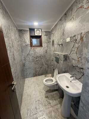 Bathroom in 3 BHK Builder Floor at Chattarpur – for Sale