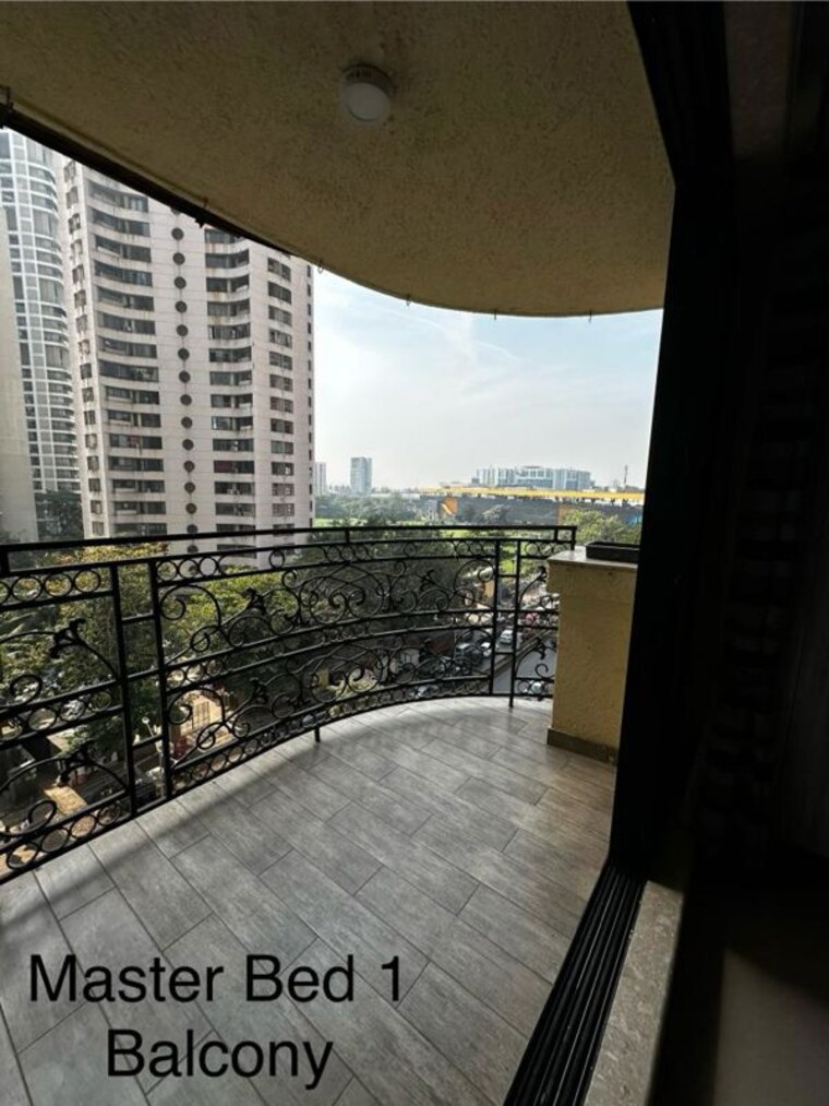 Balcony, atul-blue-orbit 3 Bedroom 1100 Sq.Ft. Apartment In Malad West Mumbai 10438906