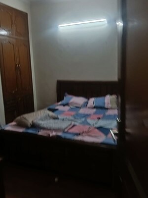 Bedroom in 3 BHK Builder Floor at Rajouri Garden – for Rent