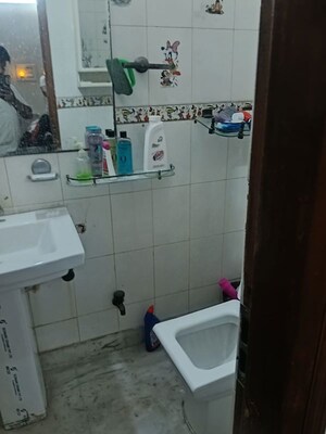Bathroom in 3 BHK Builder Floor at Rajouri Garden – for Rent