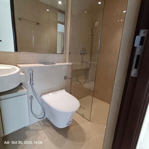 Bathroom in 2 BHK Apartment at Hiranandani Highland, Powai – for Rent