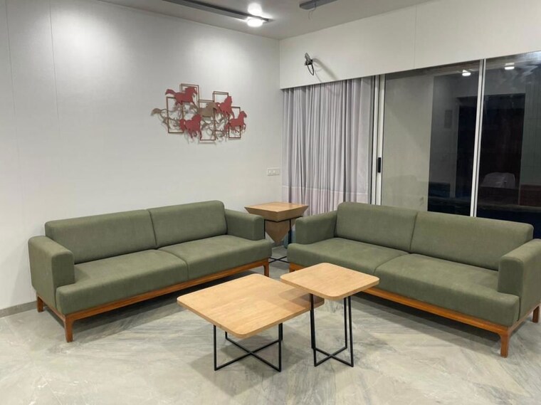 Living Room, siddhivinayak-highland 3 Bedroom 1280 Sq.Ft. Apartment In Bhayli Vadodara 10438901