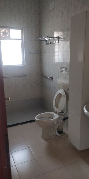 Bathroom in 2 BHK Apartment at Mantri Avenue 1 CHS, Pashan – for Rent