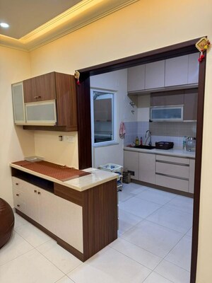 Kitchen in 2 BHK Apartment at Puravankara Palm Beach, Hennur – for Rent