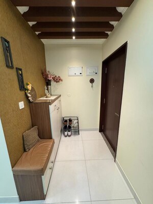 Building Lobby in 2 BHK Apartment at Puravankara Palm Beach, Hennur – for Rent