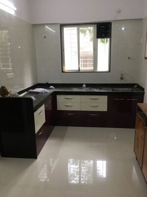 Kitchen in 3 BHK Apartment at Belvalkar Kalpak CHS, Dahanukar Colony – for Rent