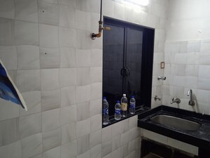 Bathroom in 2 BHK Apartment at Goregaon West – for Rent