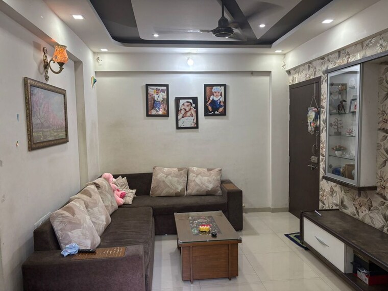 Living Room, rachana-bella-casa 2 Bedroom 850 Sq.Ft. Apartment In Baner Pune 10439116