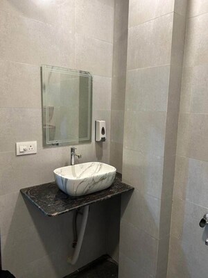 Bathroom in 1 BHK Builder Floor at Malviya Nagar – for Rent