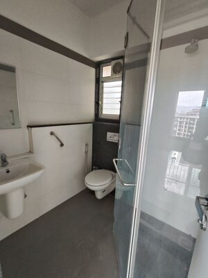 Bathroom in 2 BHK Apartment at Rustomjee Urbania Azziano, Thane West – for Rent
