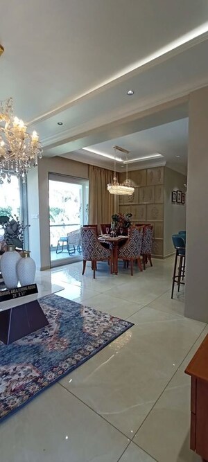 Living Room in 3 BHK Apartment at Courtyard Palladium, Bhayli – for Sale