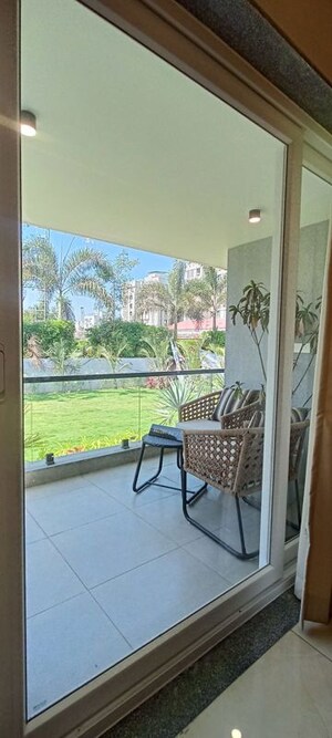 Balcony in 3 BHK Apartment at Courtyard Palladium, Bhayli – for Sale