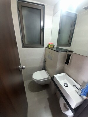 Bathroom in 1 BHK Apartment at Lodha Casa Viva, Majiwada – for Rent