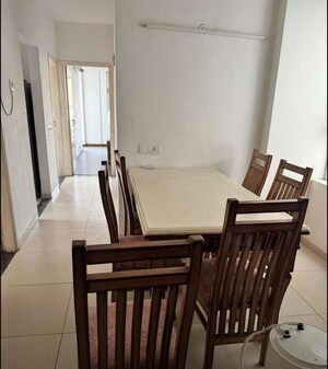 Dining area in 3 BHK Apartment at Sushma Joynest MOH, Bir Chhat – for Rent