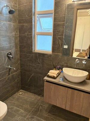 Bathroom in 3.5 BHK Builder Floor at M3M Antalya Hills, Sector 79 – for Sale