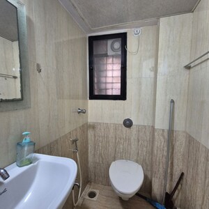Bathroom in 1 BHK Apartment at Romell Empress, Borivali West – for Rent