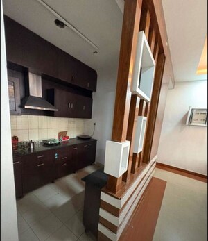 Kitchen in 2 BHK Apartment at Jaipurias Sunrise Greens Zirakpur, Vip Road – for Rent