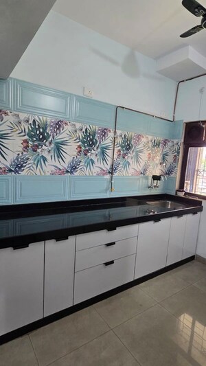 Kitchen in 2.5 BHK Apartment at Vijay Enclave, Waghbil – for Rent