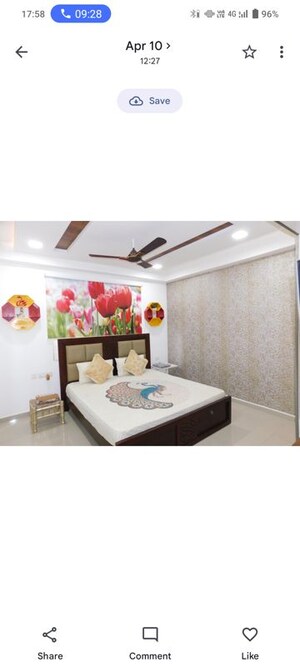 Bedroom in 3 BHK Apartment at Kphb – for Rent
