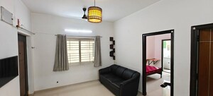 Living Room in 2 BHK Apartment at Jain Srikar Auroville, Kothaguda – for Rent