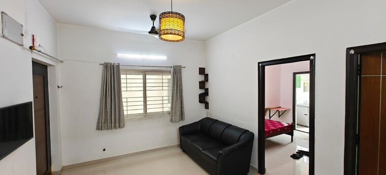 Living Room, jain-srikar-auroville 2 Bedroom 1052 Sq.Ft. Apartment In Kothaguda Hyderabad 10439406