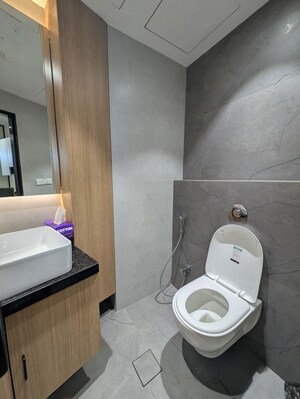 Bathroom in  Office Space at One Lodha Place, Lower Parel – for Rent